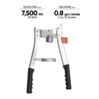 Groz Tools Double Lever Grease Gun 1/8 Inch BSPT