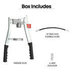 Groz Tools Double Lever Grease Gun 1/8 Inch BSPT