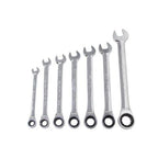 K Tool 7pc Ratcheting Metric Spanner Set