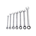 K Tool 7pc Ratcheting Metric Spanner Set