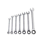 K Tool 7pc Ratcheting Metric Spanner Set