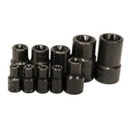 K Tool External 1/4 & 3/8 Dr Torx Socket Set E5- E20 10Pc