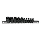 K Tool External 1/4 & 3/8 Dr Torx Socket Rail E4- E18 10Pc