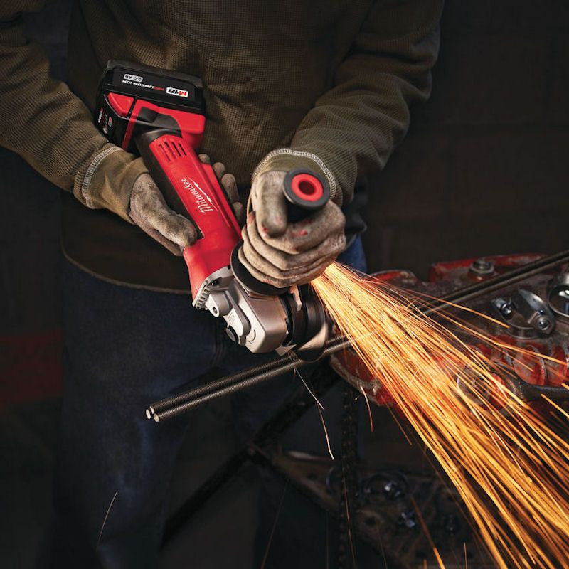 Milwaukee 18V Li-Ion Cordless 115mm Angle Grinder - Naked