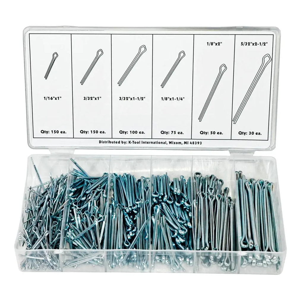 K Tool Cotter Pin 555 Piece Assortment