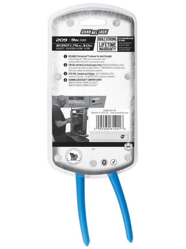 Channellock 9in Oil Filter/PVC Plier