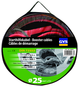 GYS Jump Leads Pro 500A - 2x3m