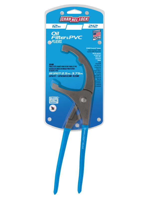 Channellock 12in Oil Filter Plier