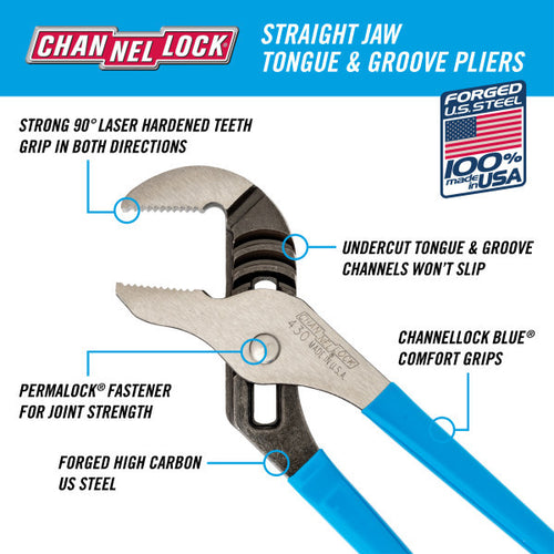 Channellock Tongue And Groove 10in