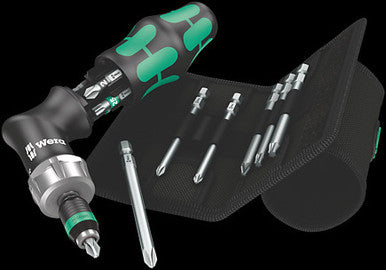 Wera Tools 13pc Kraftform Kompact Pistol Screwdriver & Bit Set