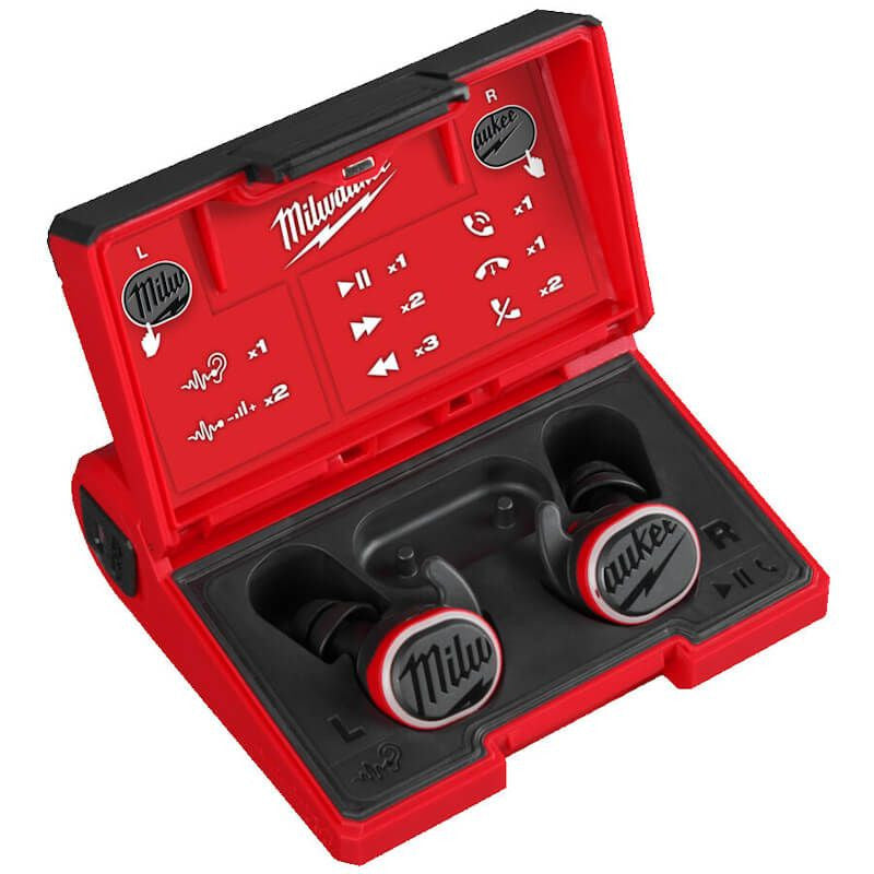 Milwaukee Redlithium USB Bluetooth Jobsite Ear Buds