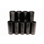 K Tool Socket Set Deep Impact 1/2 Dr 6 Point Mtr 22-30mm 9Pc
