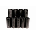 K Tool Socket Set Deep Impact 1/2 Dr 6 Point Mtr 22-30mm 9Pc