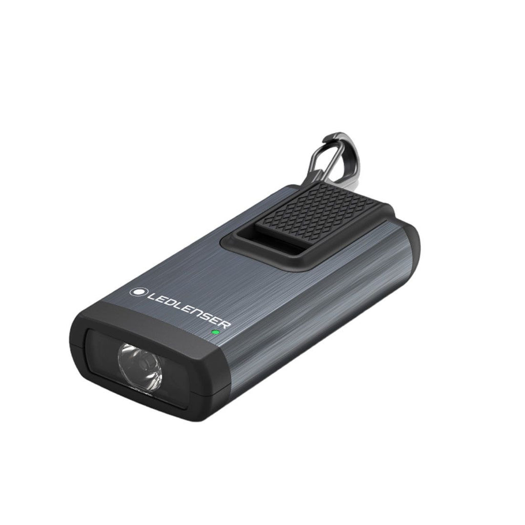Led Lenser K6R SAFETY Key-ring RECHARGEABLE LED Torch - Grey / Black (400)