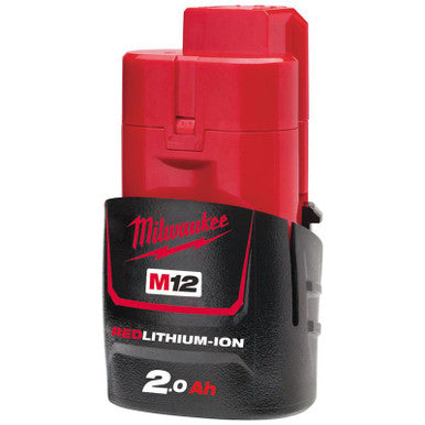 Milwaukee M12 Red Lithium-Ion Battery 2.0Ah