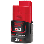 Milwaukee M12 Red Lithium-Ion Battery 3.0Ah