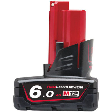Milwaukee M12 Red Lithium-Ion Battery 6.0Ah