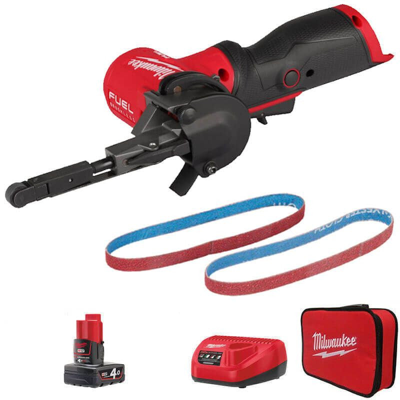 Milwaukee M12 Fuel Band File 10mm - 1 Battery Kit