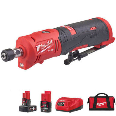 Milwaukee M12 Fuel Straight Die Grinder - Kit M12FDGS-422B
