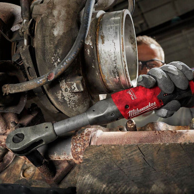 Milwaukee M12 FUEL Long Reach 3/8" Ratchet - Naked