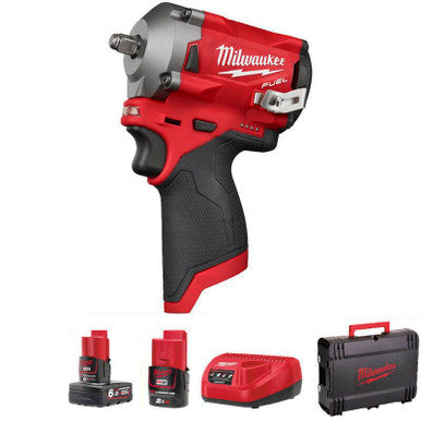 Milwaukee M12 FUEL™ 3/8" Sub Compact Impact Wrench - Kit