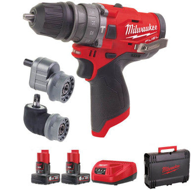 Milwaukee M12 Fuel 4-in-1 Percussion Drill - Kit