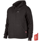 Milwaukee M12 Black Heated Hoodie Size XXL - Naked