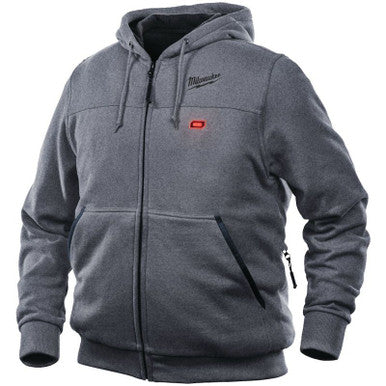 Milwaukee M12 Heated Hoody Grey Size L - Naked