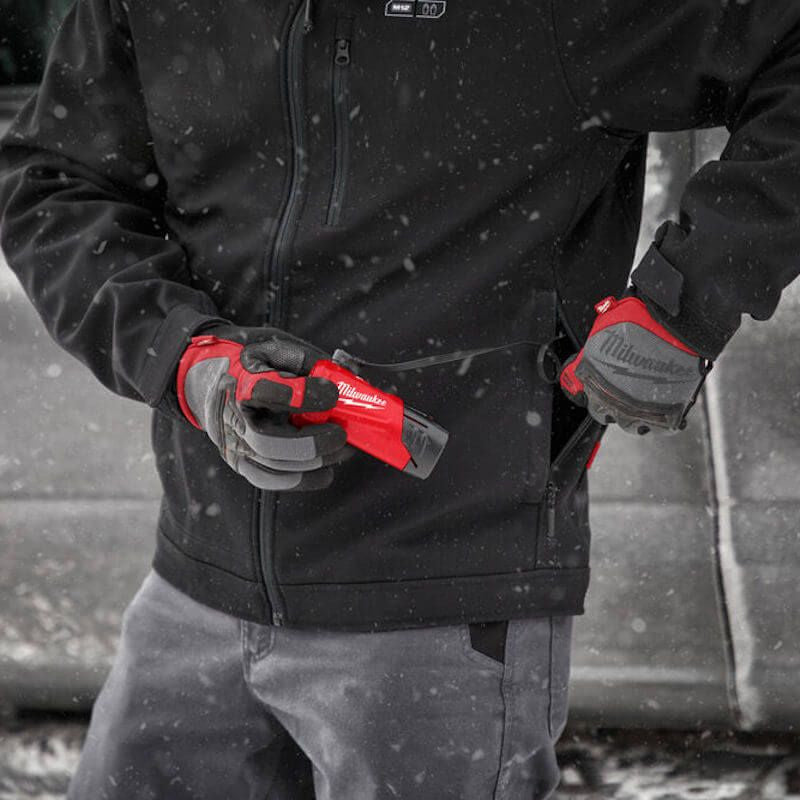 Milwaukee M12 Black Heated Jacket Size XXL - Naked