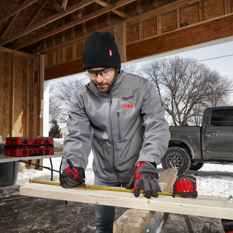 Milwaukee M12 Grey Heated Jacket - Size Large (Naked)