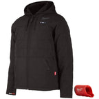 Milwaukee M12 Heated Hooded Quilted Jacket Size XXL - Naked