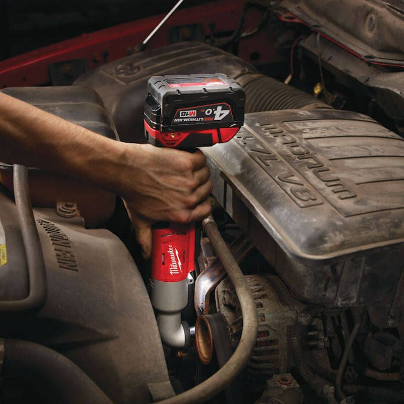 Milwaukee M18 Brushed Right Angle Impact Wrench - Naked