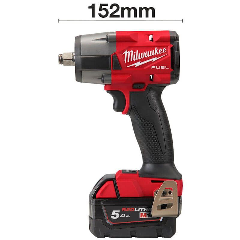 Milwaukee M18 Gen 2 1/2'' Mid-Torque Compact Impact Wrench - Kit