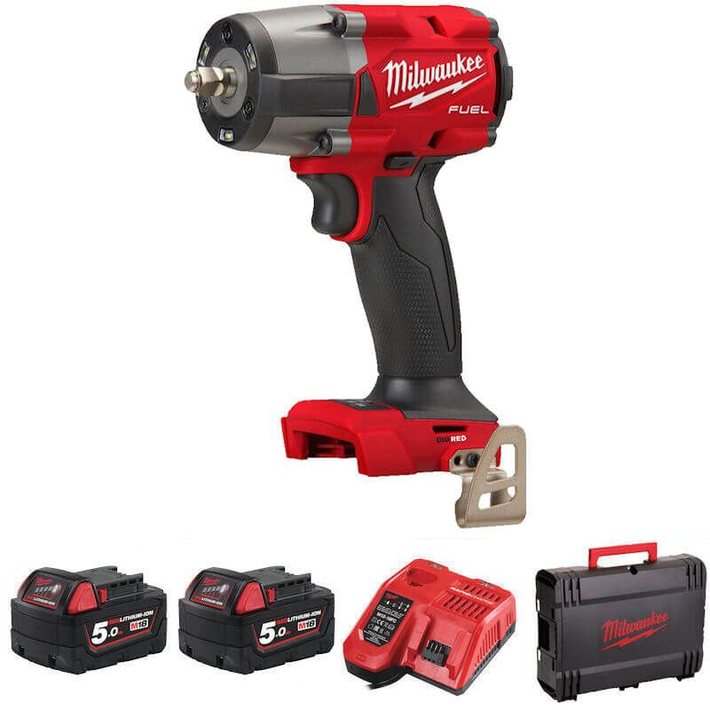 Milwaukee M18 Gen 2 3/8'' Mid-Torque Cordless Impact Wrench  Kit