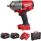 Milwaukee M18 One-Key 1/2in Fuel Impact Wrench - Kit x2 5Ah Batteries