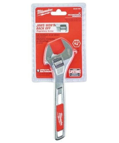 Milwaukee 48227408 - 200mm (8in) Adjustable Wrench Spanner - 1pc