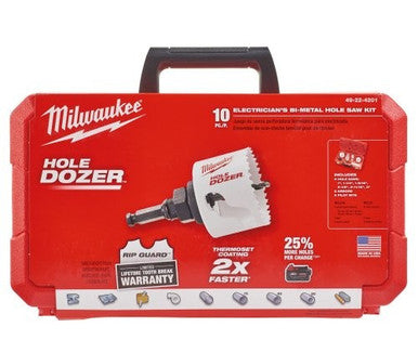 Milwaukee HoleDozer Holesaw 10pc set