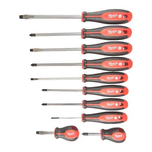 Milwaukee Tri-lobe Screwdriver Set 3 - 10pc 4932471808