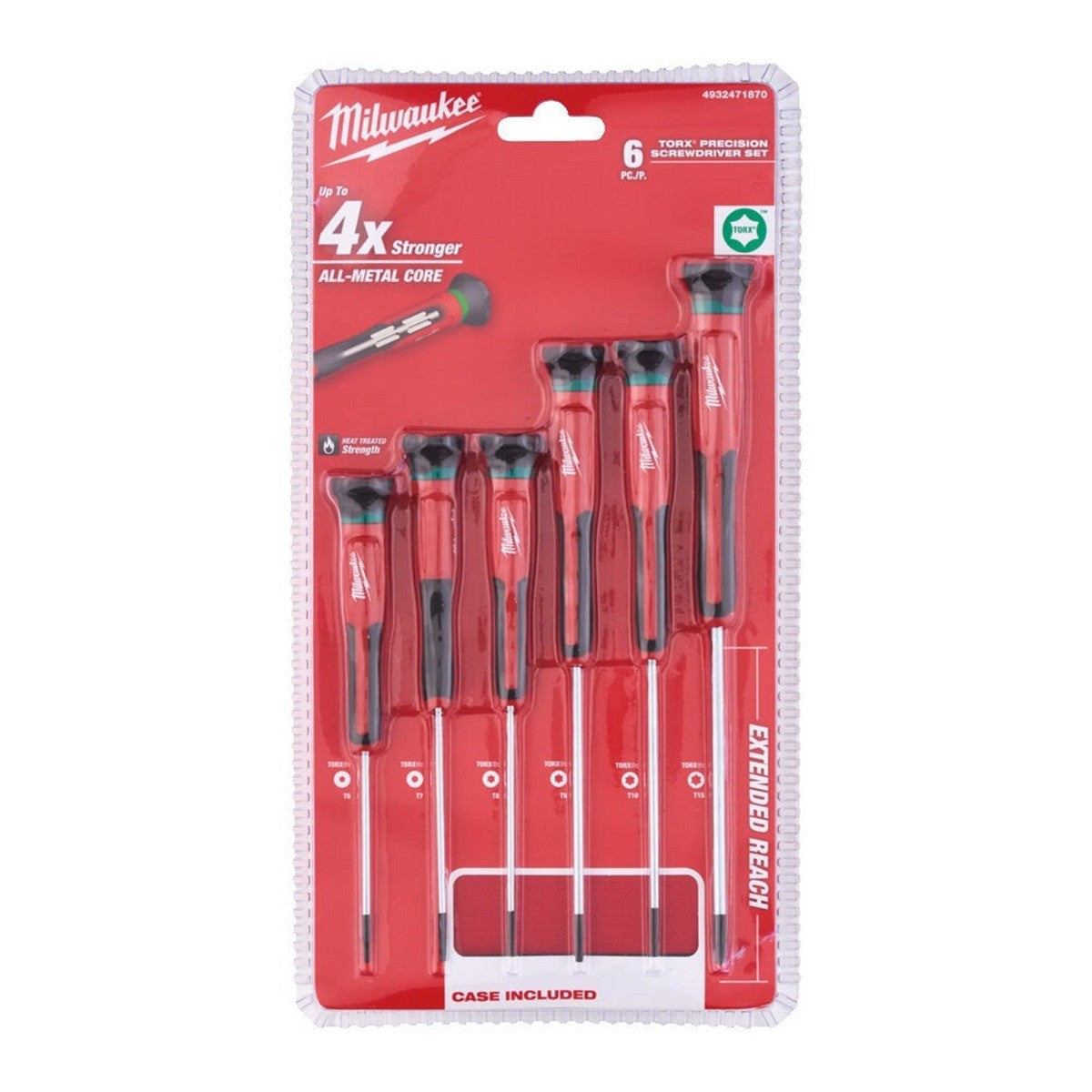 Milwaukee 4932471870 6pc Torx Precision Screwdriver Set