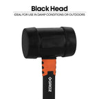 Groz Tools Fibreglass Handle Rubber Mallet (20oz)