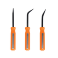 Groz Tools Mini Pocket Pry Bar 3pc Set