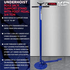 K Tool 3/4 Ton Underhoist Stand with Pedal