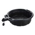 Groz Tools Oil Drain Pan Black 16Ltr Anti Splash Lip