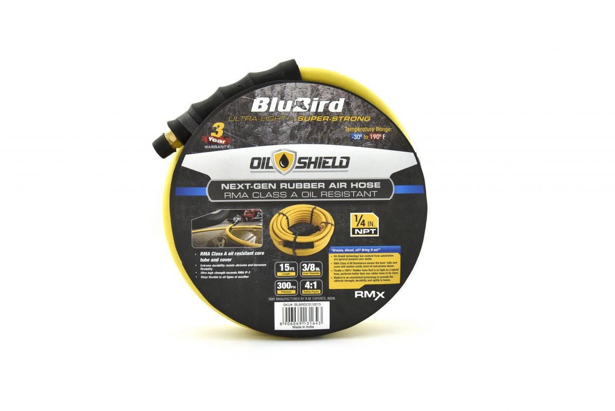 BluBird 8mm Air Hose 15M, 1/4 BSP