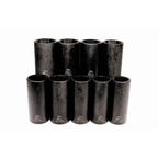 K Tool Socket Set Deep Impact 1/2 Dr 6 Point Mtr 22-30mm 9Pc