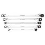 K Tool 5pc 90Tooth Double Box Metric Universal Spline Spanners