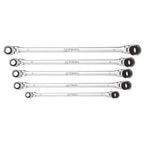 K Tool 5pc 90Tooth Double Box Metric Universal Spline Spanners