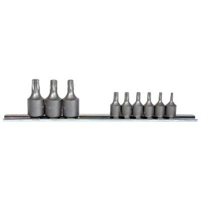 K Tool Internal 1/4 & 3/8 Torx Sockets T10-T50 9pc