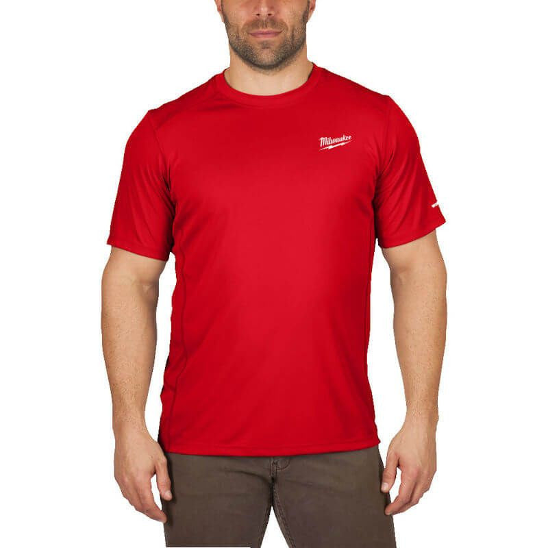 Milwaukee Short Sleeve Shirt - Red - XL