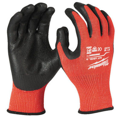 Milwaukee Cut Gloves Level 3 Dipped Resistant - Extra Large